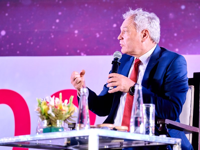 Walther Pelzer, director general of the German Space Agency