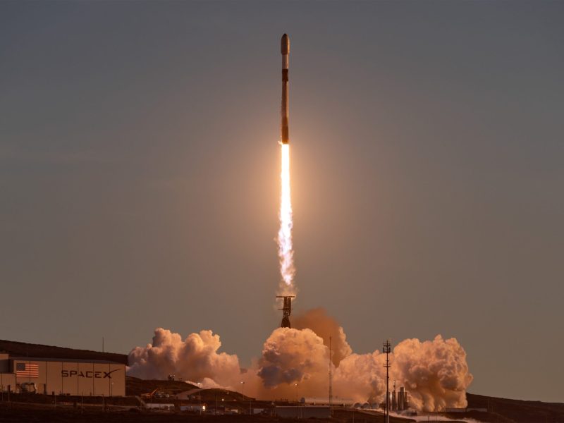SpaceX's relentless launch cadence, such as this Feb. 23 Falcon 9 launch, and ever-expanding broadband network are helping drive deal activity across the space industry. Credit: SpaceX